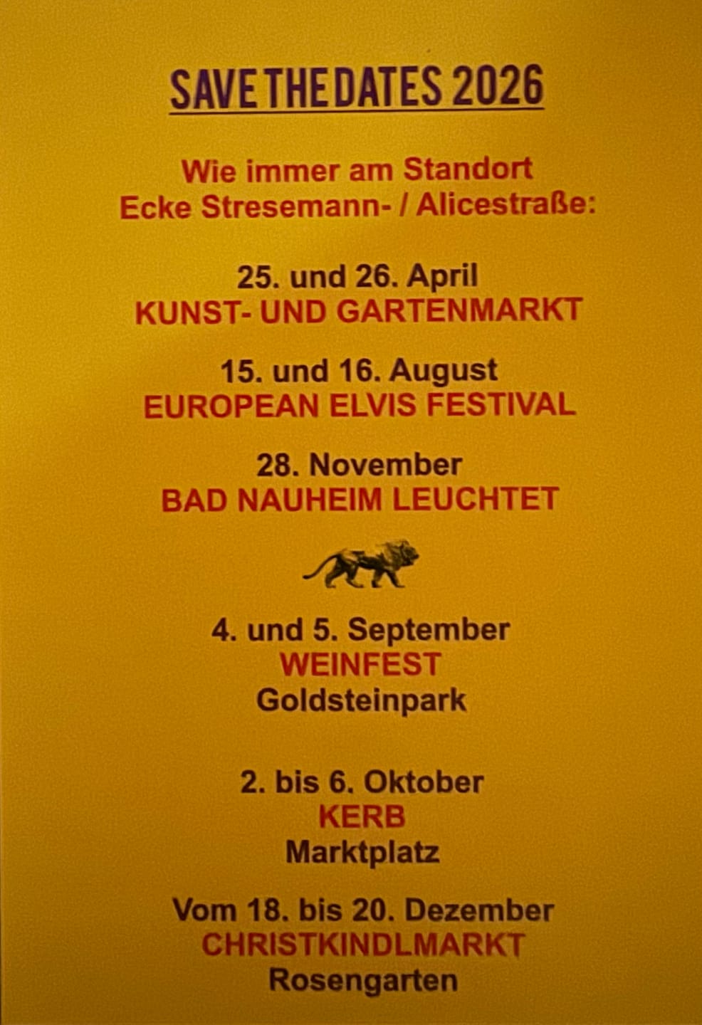 Clavinum Save The Dates 2026